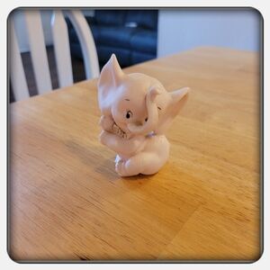 Vintage Elephant And Cupie Doll Porcelain Figurine